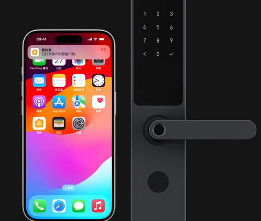 寻乌iPhone维修站分享在iPhone上使用家庭钥匙开启智能门锁 