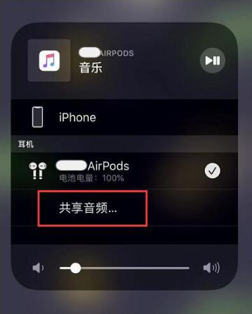 寻乌苹果14音频维修点分享iPhone14音频共享设置方法 