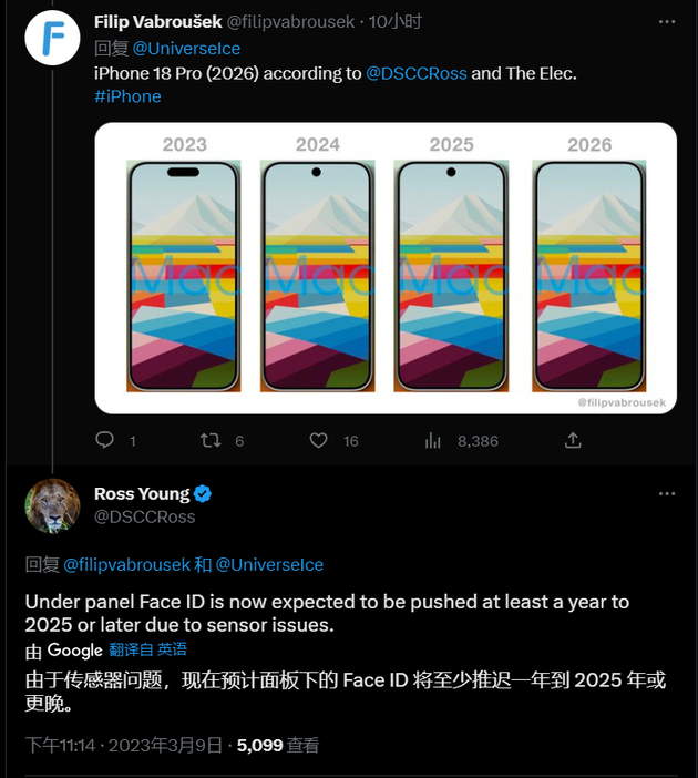 寻乌苹果手机维修分享:屏下Face ID有什么优势？iPhone何时会有屏下Face ID？ 